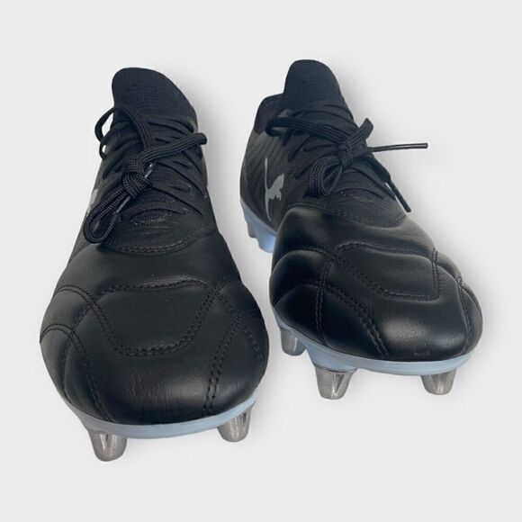 Puma Avant SG Pro Rugby Black Leather Cleats 106714-02 Mens size 10 (a) New - Picture 3 of 10